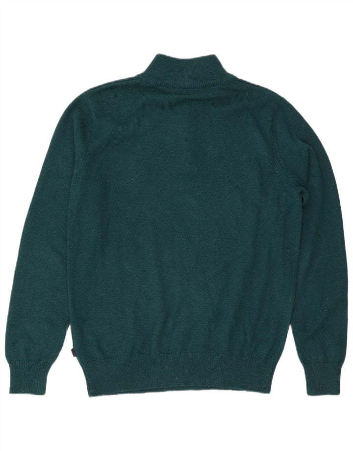 Fila Herren-Pullover mit Reißverschluss am Hals, Größe L, Grün