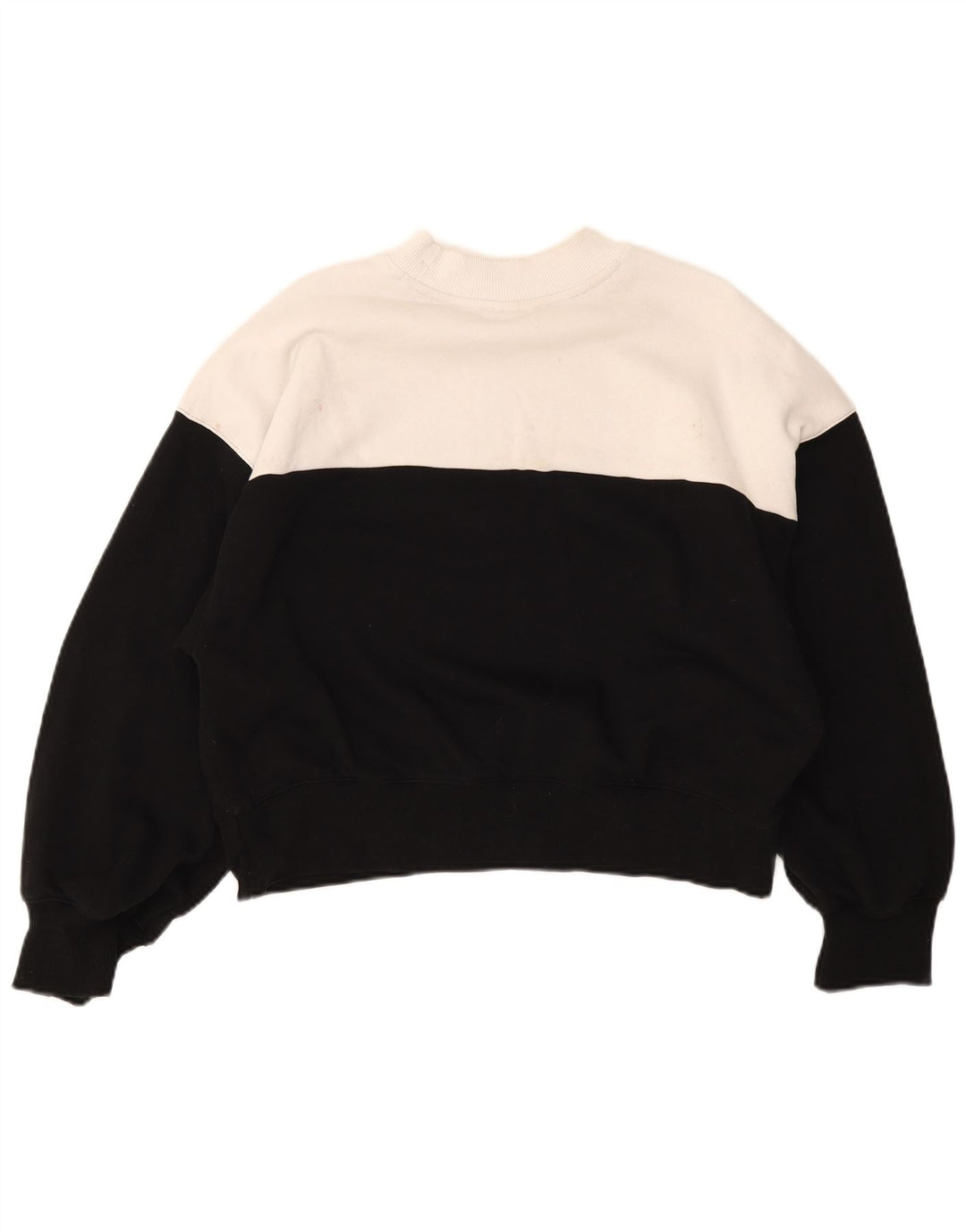 Champion Damen-Sweatshirt mit Grafik, UK 14, Mittelschwarz, Farbblock