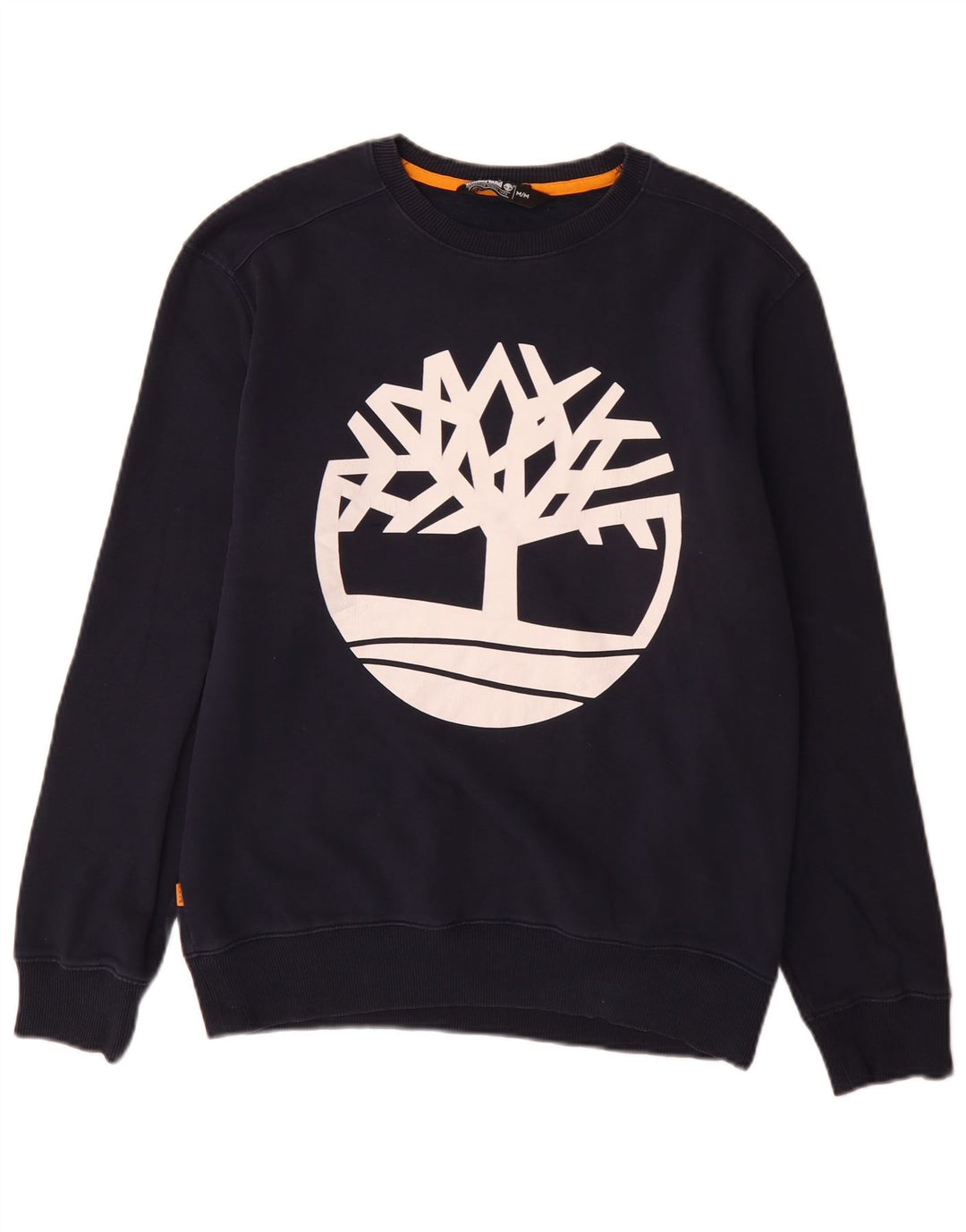 Timberland Herren Grafik-Sweatshirt mit normaler Passform, mittleres Marineblau