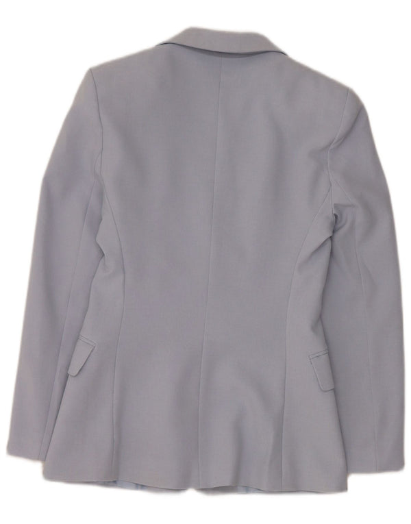 Marks & Spencer Damen-Blazer mit 2 Knöpfen, Gr. 10, klein, Blau