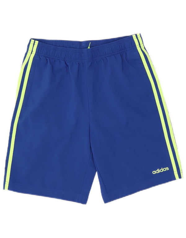 Adidas Jungen Sportshorts 15-16 Jahre Blaues Polyester