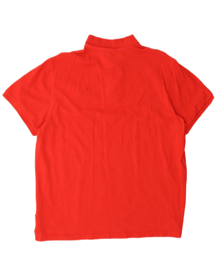 Puma Herren Poloshirt XL Rot Baumwolle