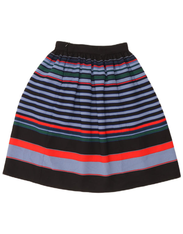 Zara Damen A-Linien-Rock XS W24 Mehrfarbig gestreift aus Polyester