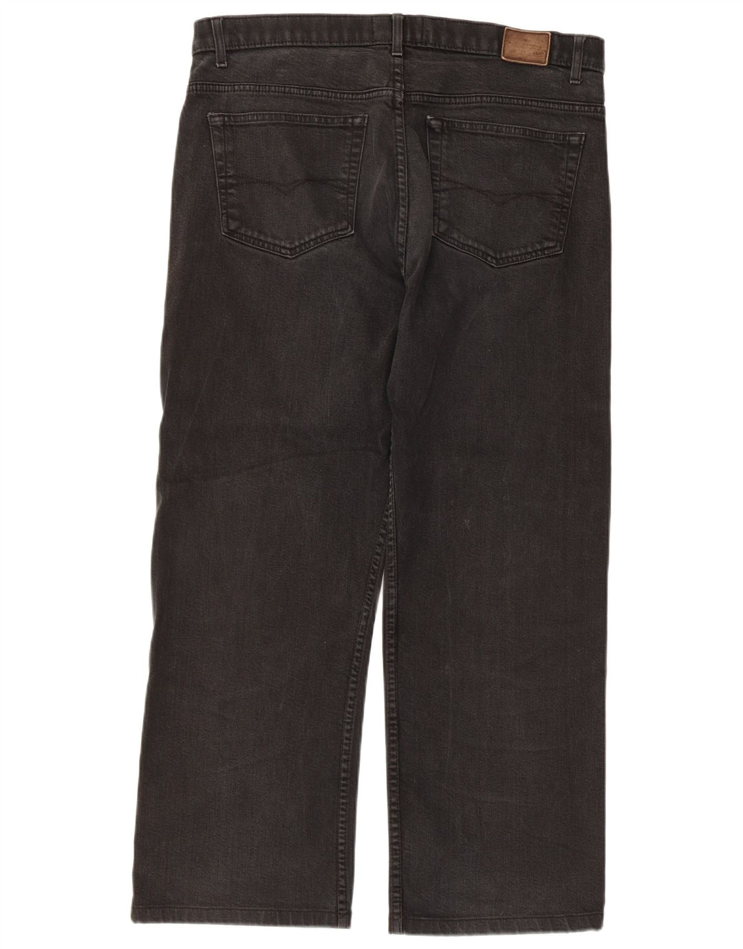 Marks & Spencer Herren Straight Jeans W36 L27 Schwarze Baumwolle