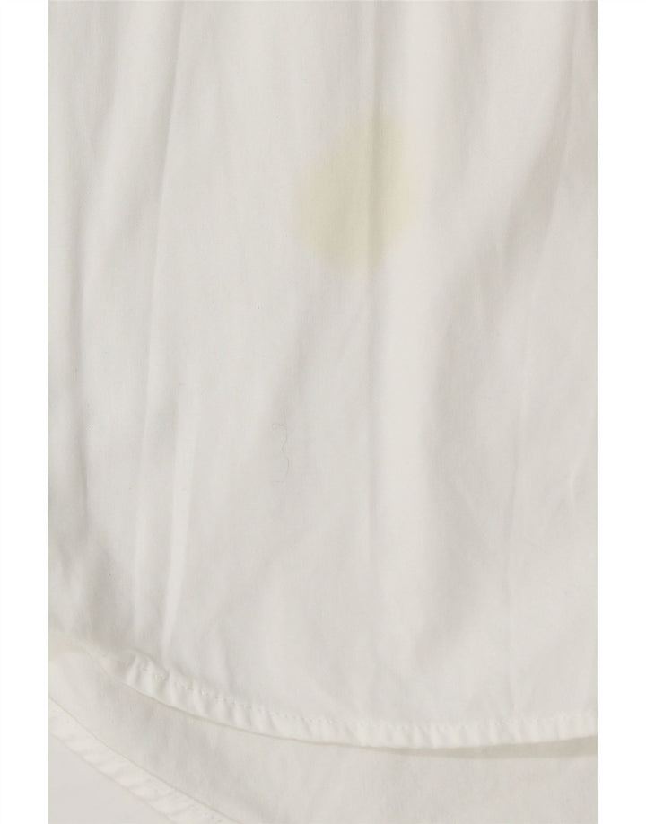 Tommy Hilfiger Herren-Slim-Fit-Hemd, groß, aus weißer Baumwolle