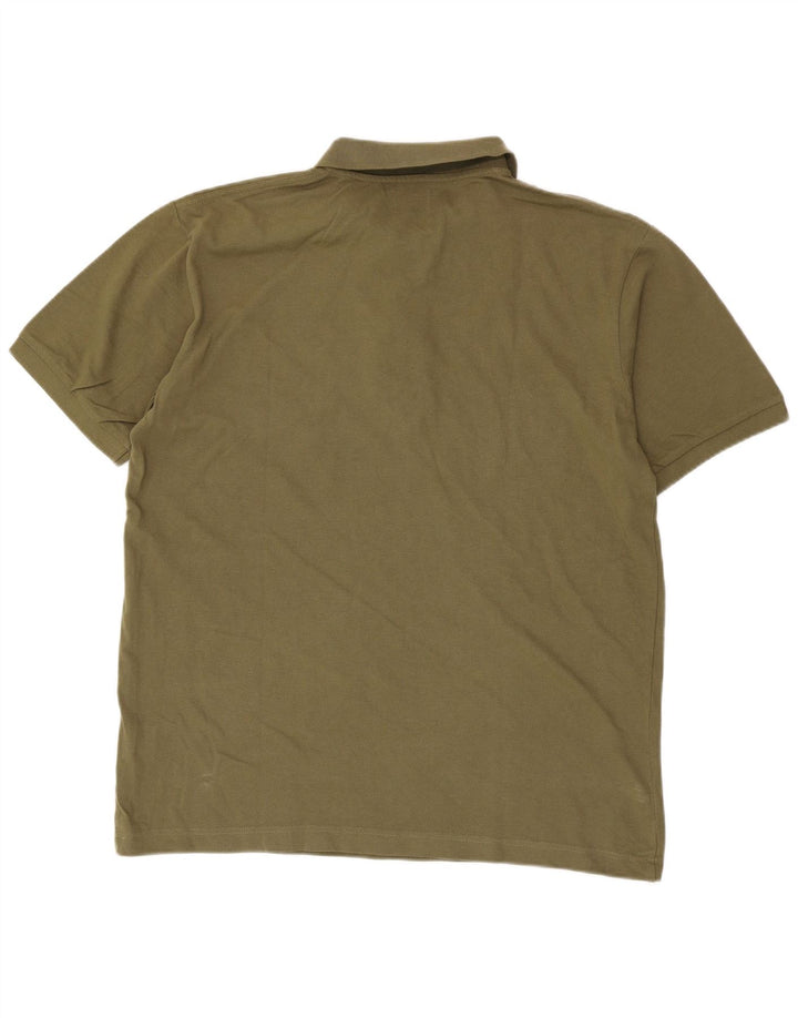 Kappa Herren Poloshirt 2XL Khaki Baumwolle