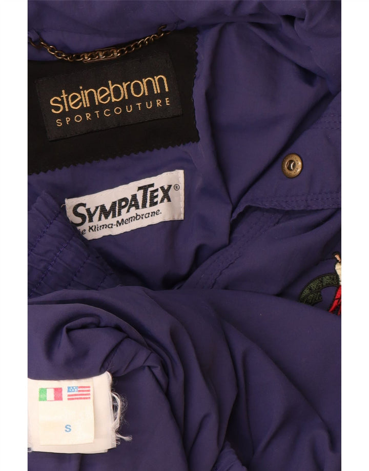 Steinebronn Herren Loose Fit Windjacke UK 36 Small Marineblau