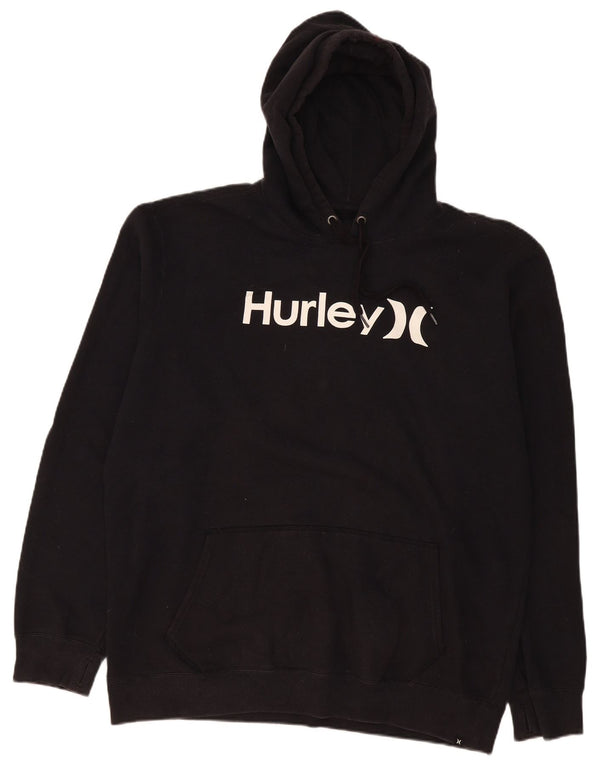 Hurley Herren Graphic Hoodie Pullover XL Schwarz Polyester
