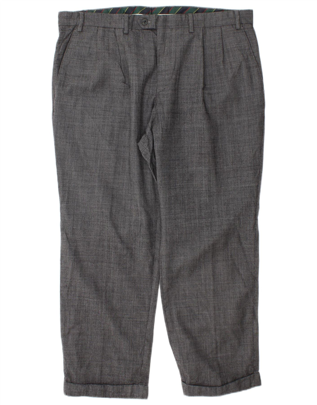 CHAPS Herren-Anzughose mit Pegged-Anzug, W38, L29, graue Wolle