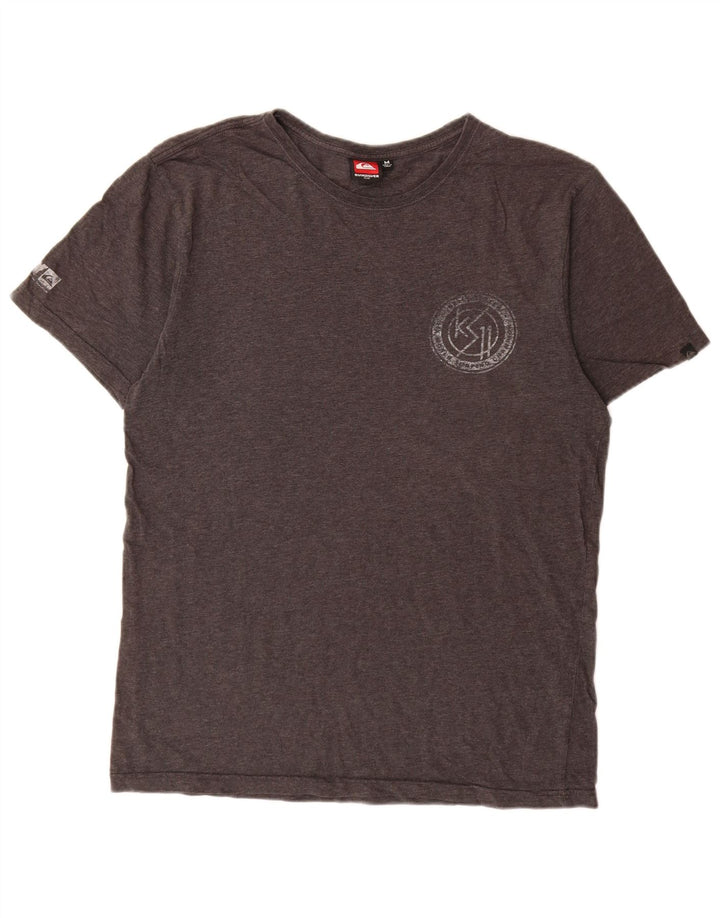 Quiksilver Herren Slim T-Shirt Top Mittelgrau