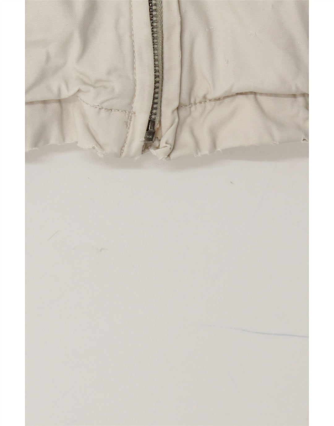 TOMMY HILFIGER Herren Bomberjacke UK 42 XL Weiße Baumwolle