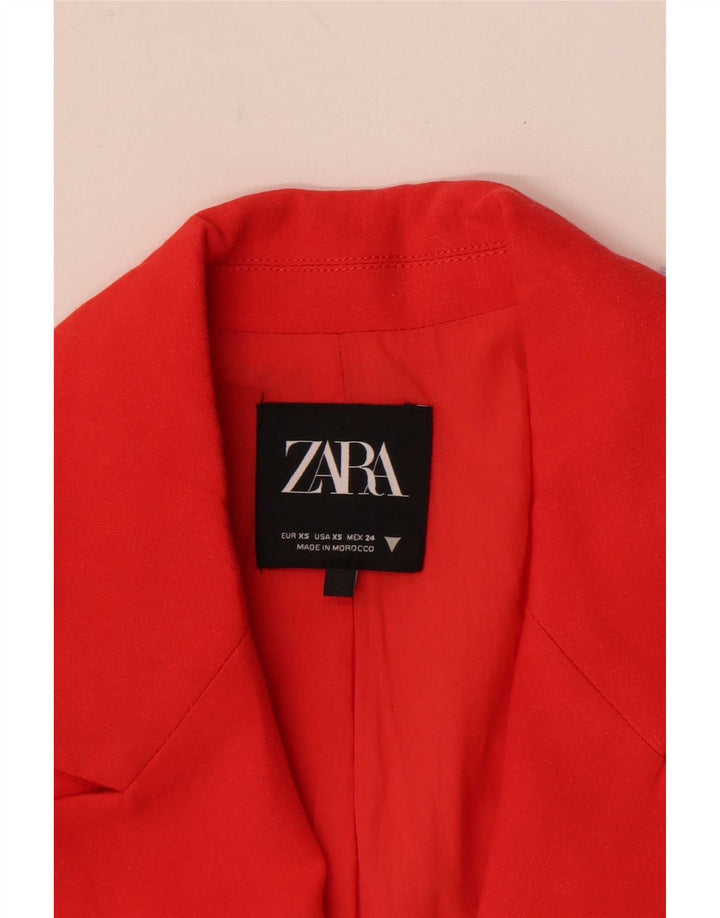 Zara Damen Bolerojacke UK 6 XS Rot