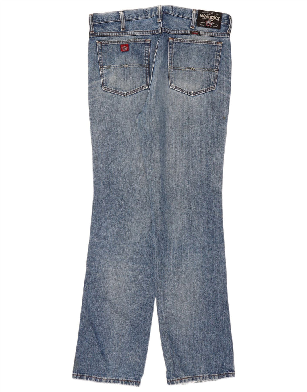 WRANGLER Herren Straight Jeans W36 L34 Blaue Baumwolle