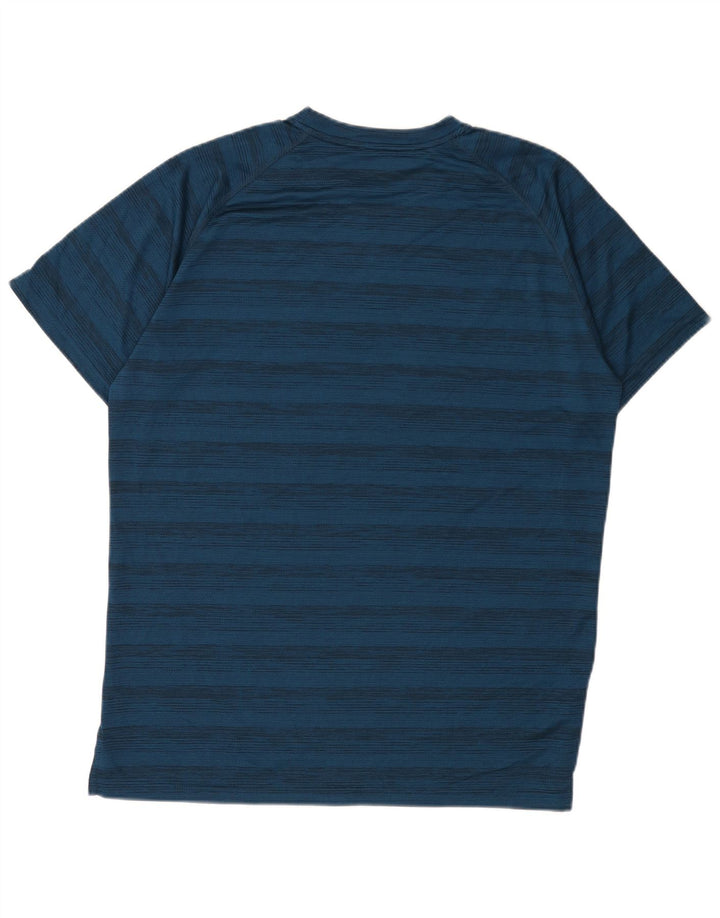 PUMA Herren T-Shirt Top Large Marineblau gestreift