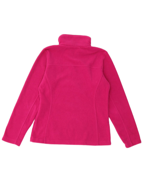 Columbia Damen-Fleecepullover mit Reißverschluss, UK 10, Größe S, rosa, Polyester