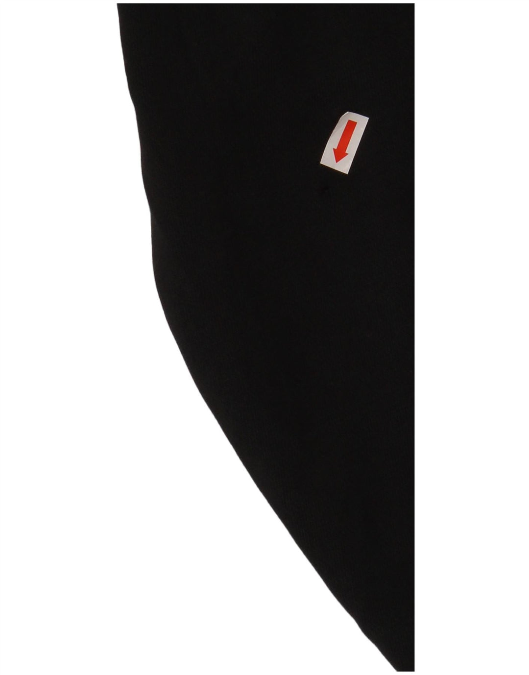 ADIDAS Damen Übergroßer Crop Hoodie Pullover UK 6 XS Schwarze Baumwolle