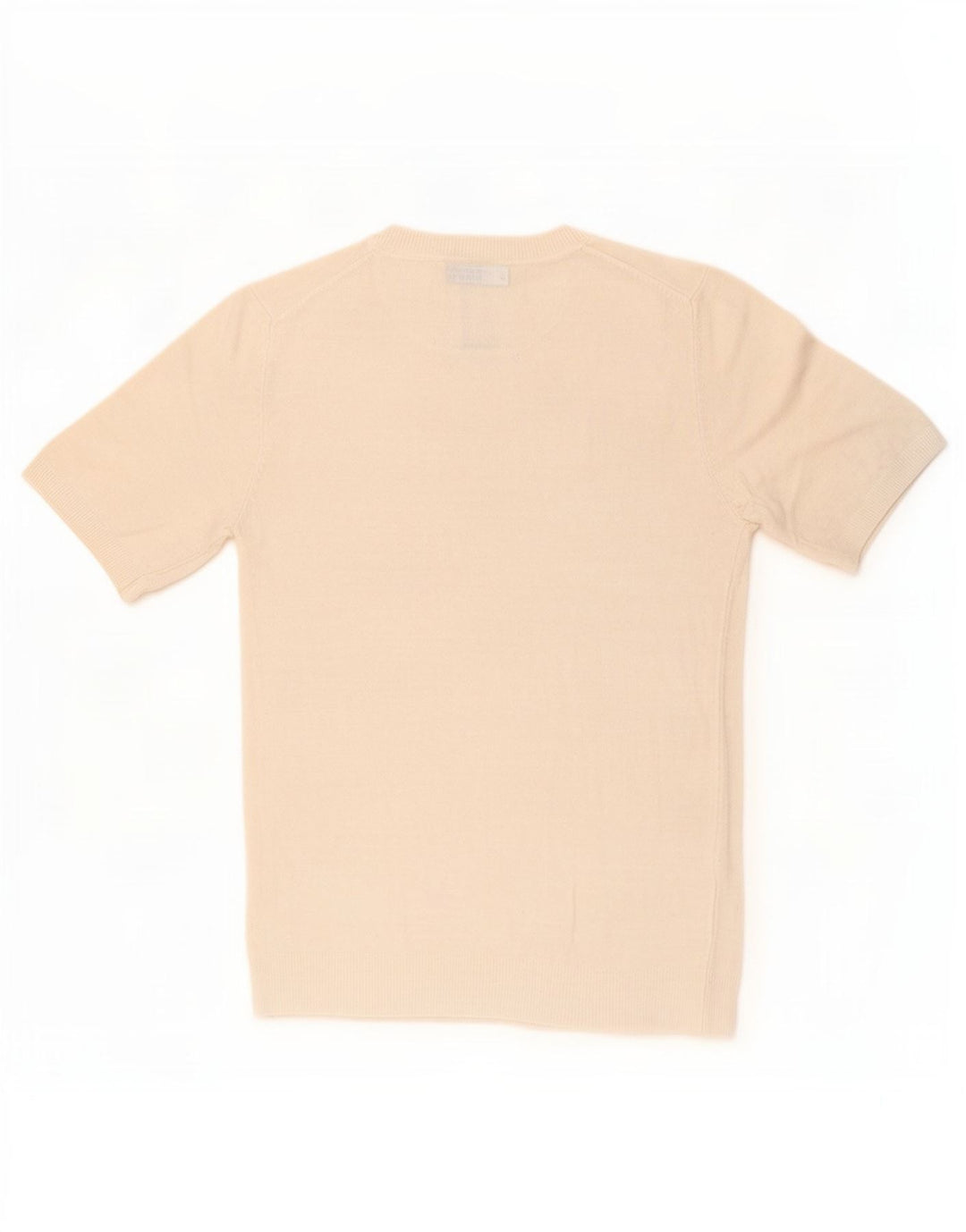 Zara Damen T-Shirt Top UK 12 Medium Weiß