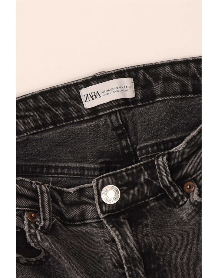 Zara Damen Tapered Jeans EU 40 Medium W30 L26 Grau