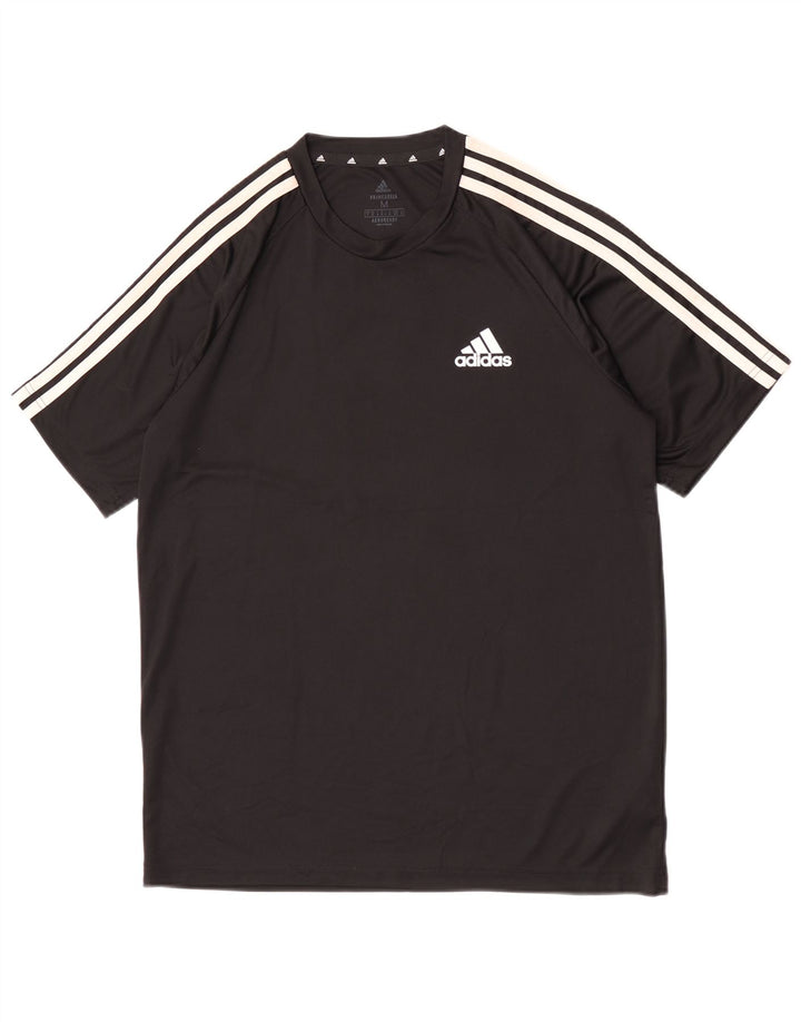 Adidas Herren Aeroready T-Shirt Top Medium Schwarz Polyester