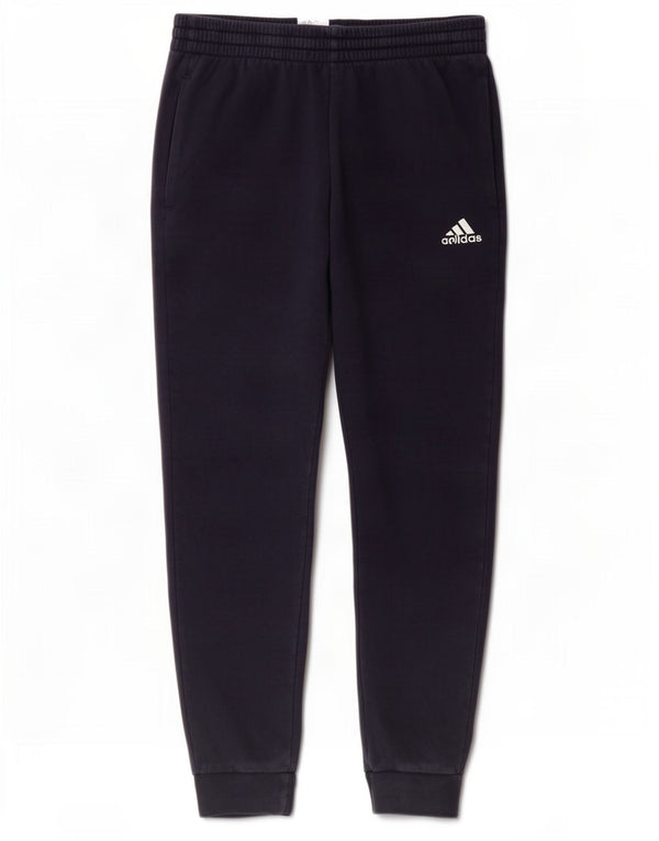 Adidas Herren-Trainingshose, Jogginghose, groß, marineblau, Baumwolle