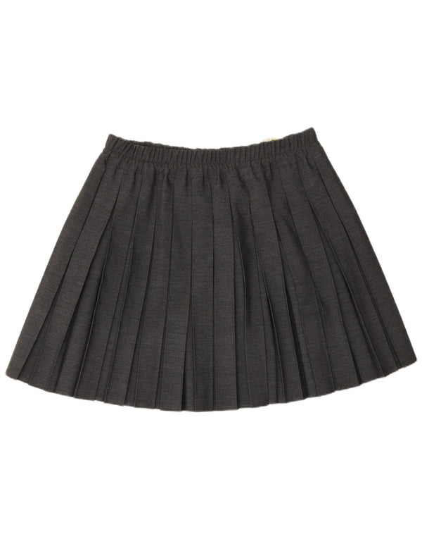 Ecco Womens Knife Faltenrock EU 42 Large W32 Graue Viskose