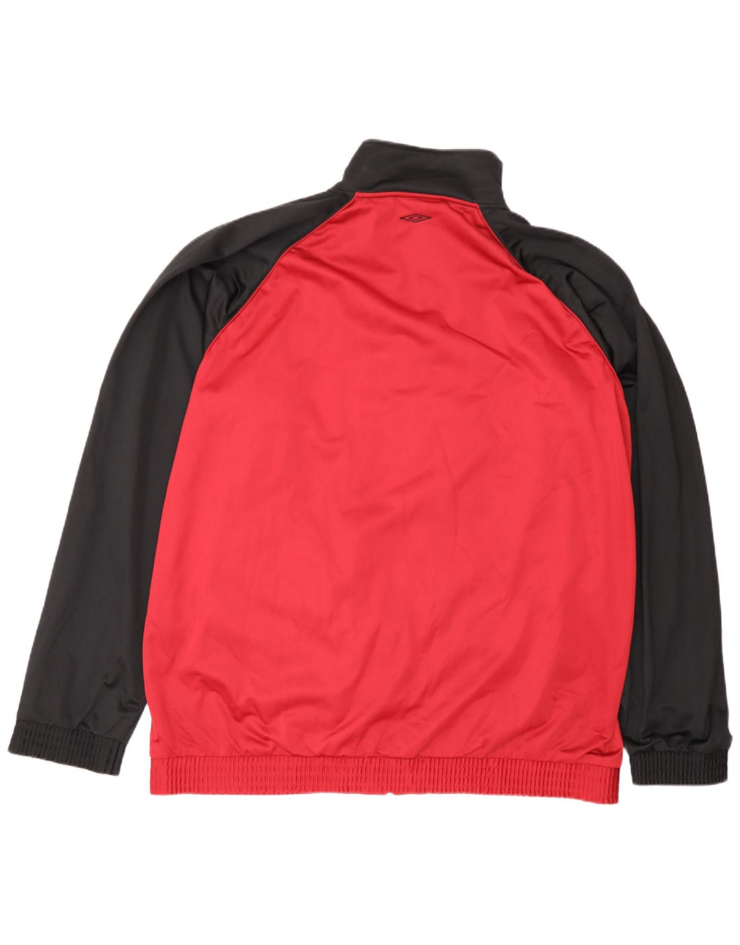 Umbro Herren-Trainingsanzug-Top-Jacke, UK 47/49, 2XL, rotes Farbblock-Polyester