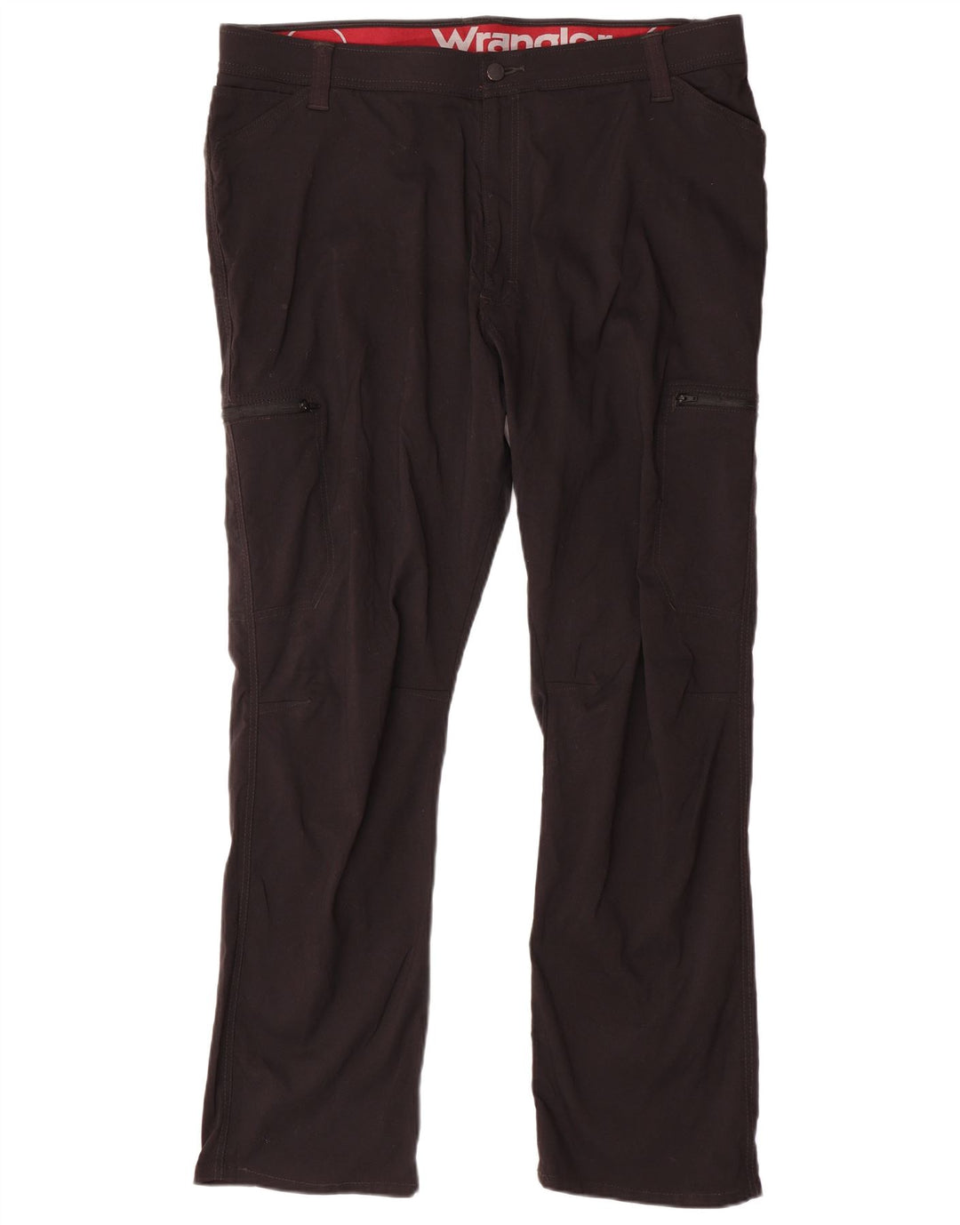 WRANGLER Gerade Cargohose für Damen W42 L30 Schwarzes Nylon