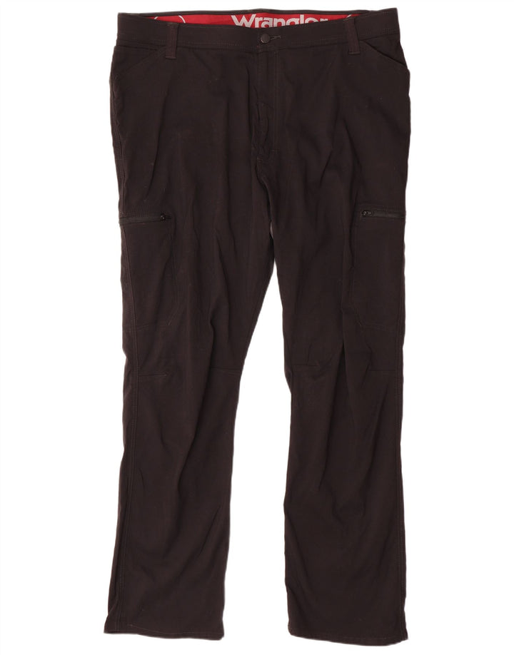 WRANGLER Gerade Cargohose für Damen W42 L30 Schwarzes Nylon