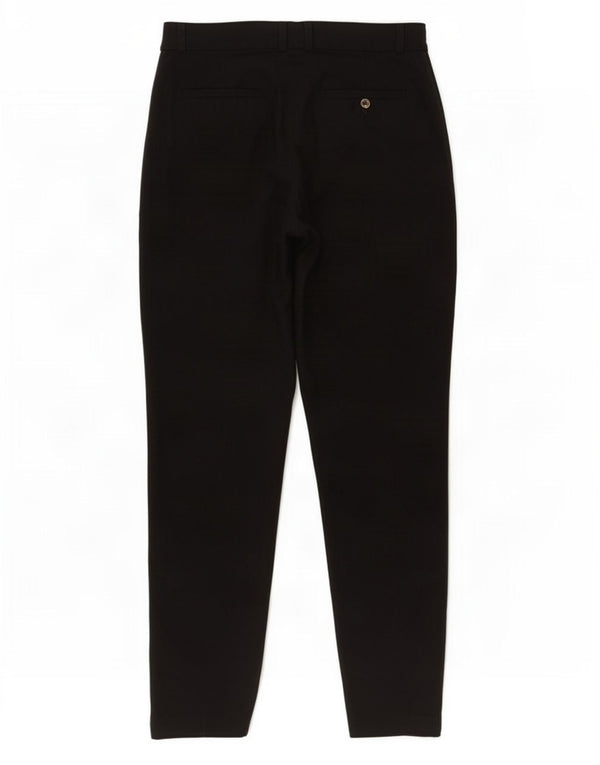 Marks & Spencer Damen Slim Casual Hose UK 8 Small W28 L28 Schwarz