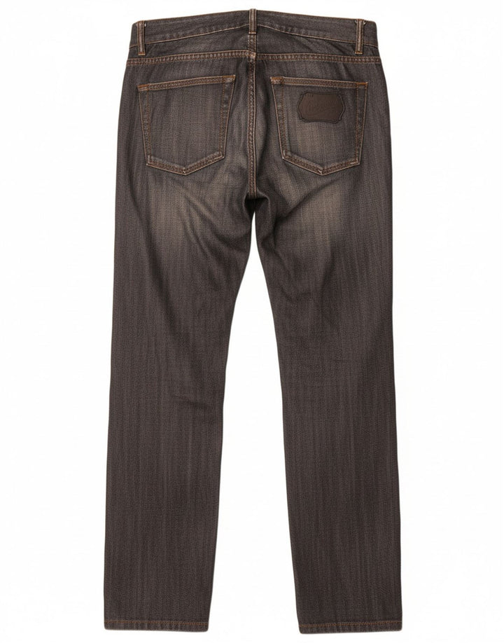 RICHMOND Mens Denim Straight Jeans W30 L34 Grey