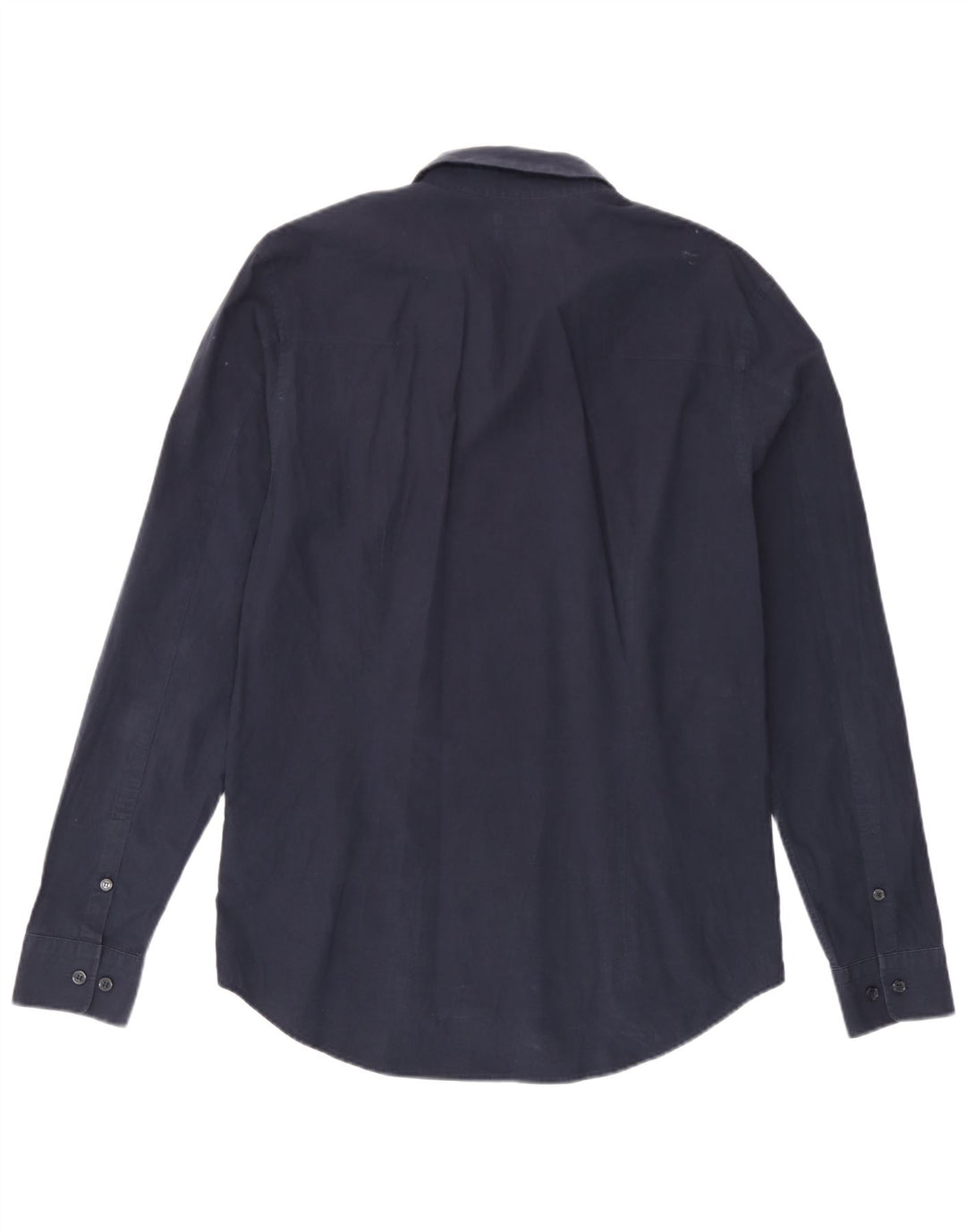 Calvin Klein Jeans Herren-Slim-Fit-Hemd aus mittelblauer Baumwolle