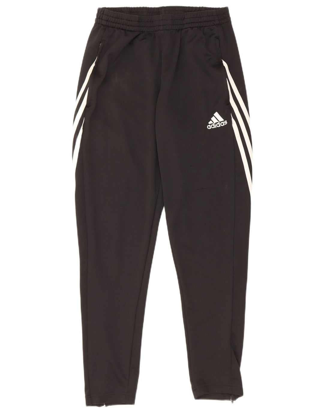Adidas Damen Climalite Trainingshose UK 12 Medium Schwarz Colourblock