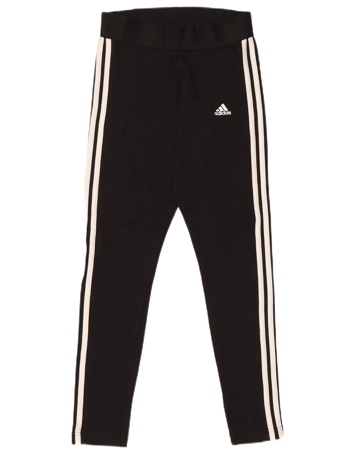 Adidas Damen Leggings UK 8/10 Small Schwarz