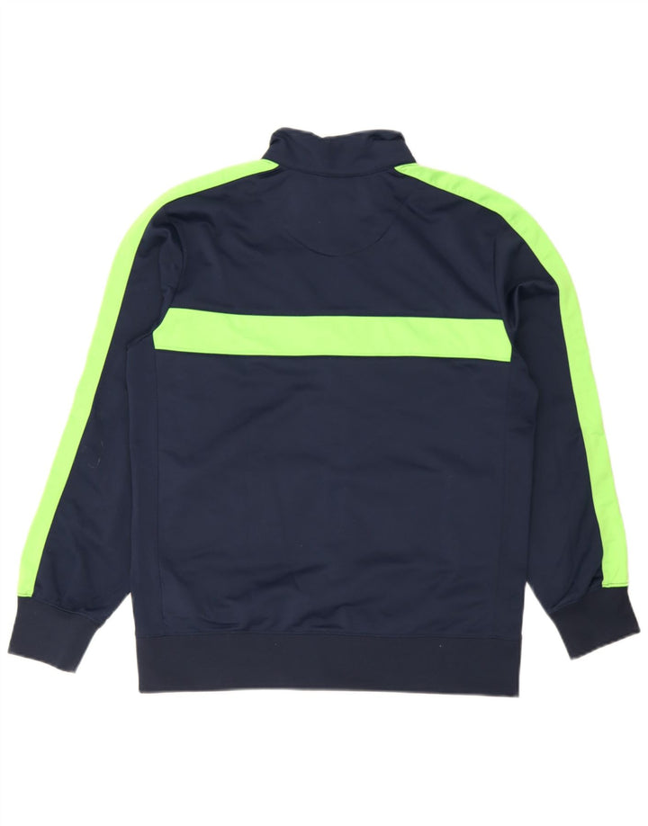 Nike Jungen-Trainingsanzug-Top-Jacke, 13–14 Jahre, XL, Marineblau, Farbblock