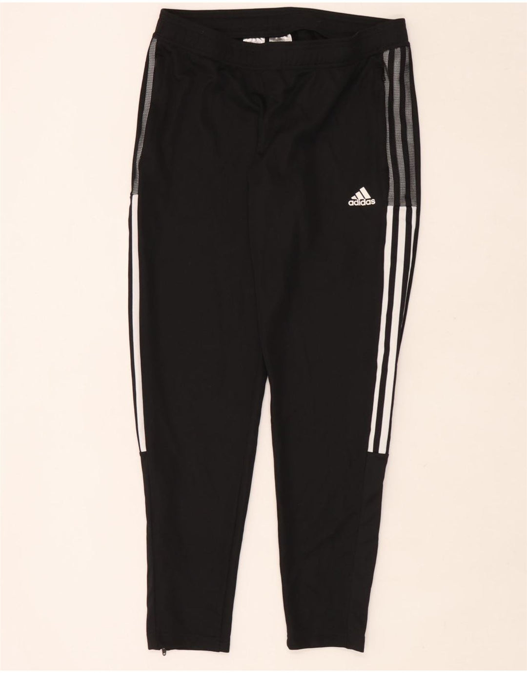 Adidas Damen Aeroready Trainingshose UK 12/14 Mittelschwarzes Polyester