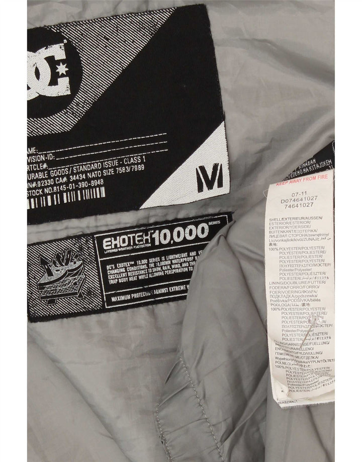 DC Windjacke mit Kapuze für Jungen, 13–14 Jahre, mittelblau gestreift, Polyester