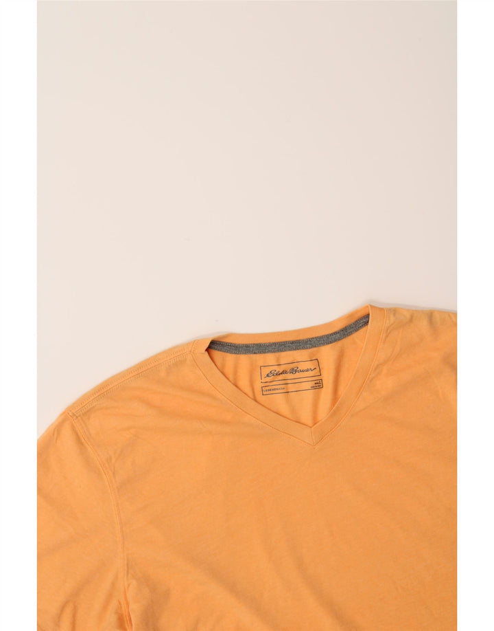 EDDIE BAUER Mens T-Shirt Top Large Yellow Cotton Vintage Eddie Bauer and Second-Hand Eddie Bauer from Messina Hembry 
