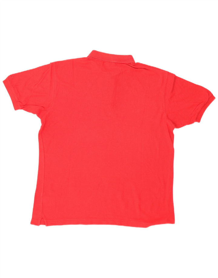 Fila Herren Poloshirt Große rote Baumwolle