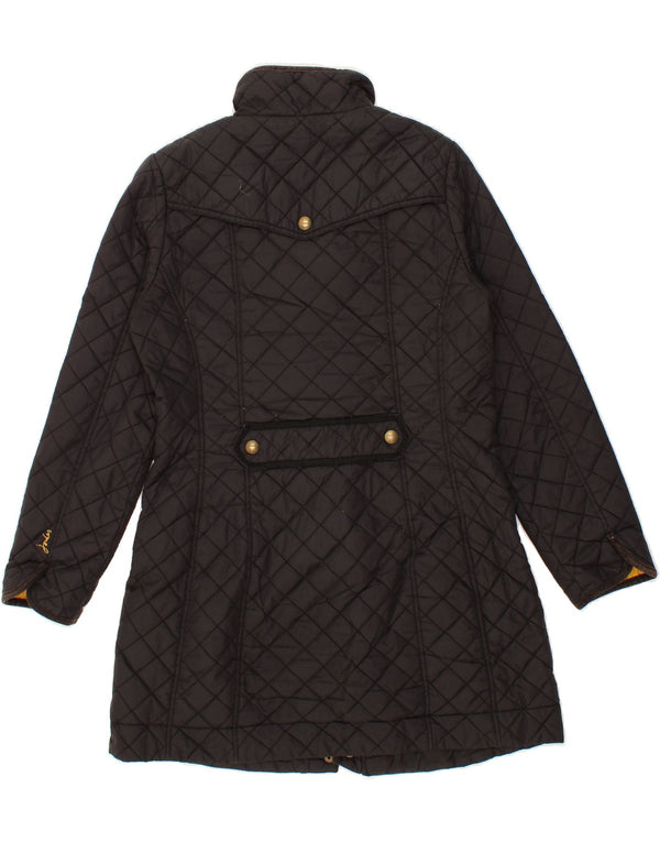 JOULES Damen Steppmantel UK 12 Medium Schwarz Polyamid