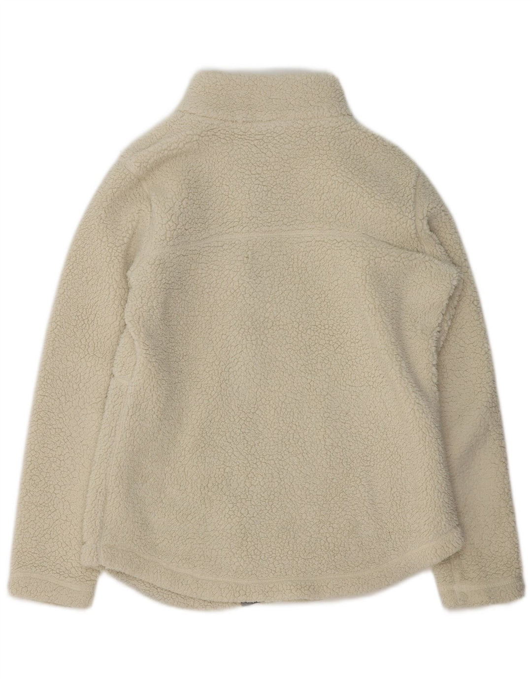 Columbia Womens Loose Fit Fleecejacke UK 10 Small Off White Polyester