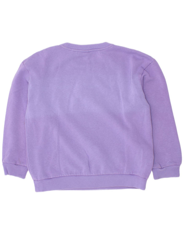 Lacoste Jungen-Sweatshirt mit Grafik, 7–8 Jahre, lila Baumwolle