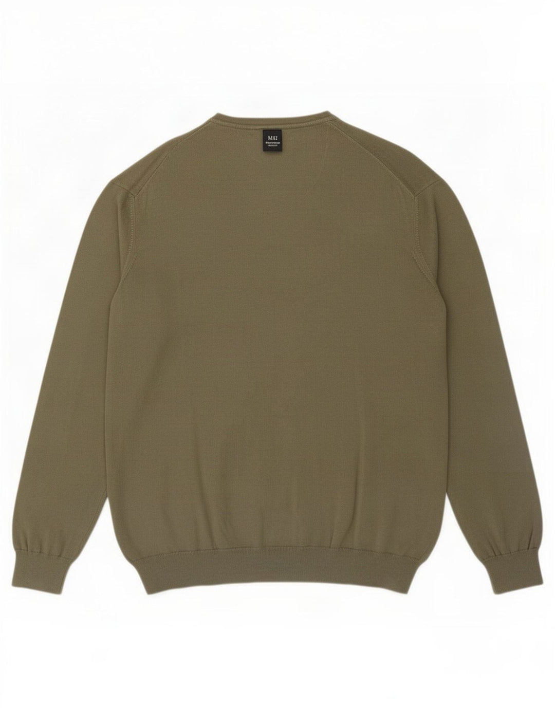 Marlboro Classics Herren-Pullover mit Rundhalsausschnitt, 2XL, Khaki