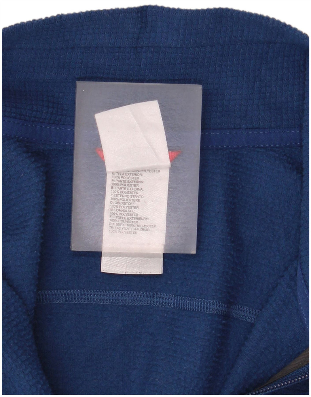 The North Face Herren-Fleecepullover mit Reißverschluss am Hals, mittelmarineblaues Polyester