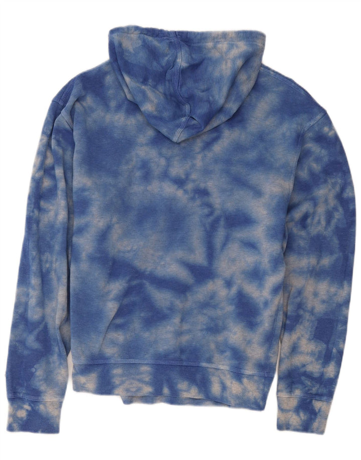Champion Herren-Kapuzenpullover aus mittelblauer Batik-Baumwolle