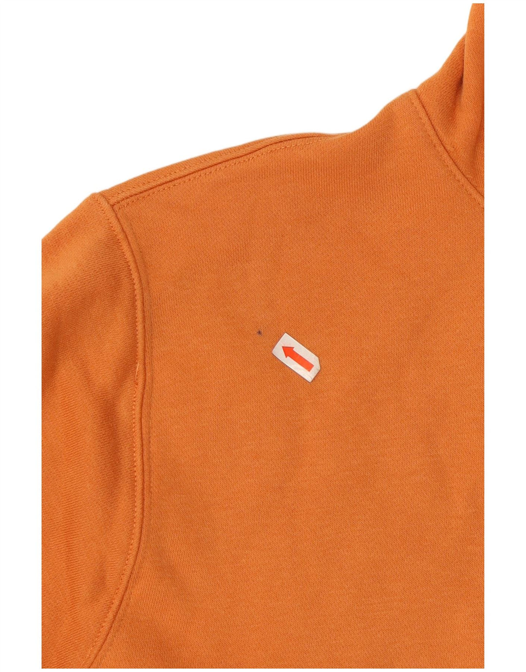 NIKE Herren Kapuzenpullover, Größe S, Orange, Baumwolle