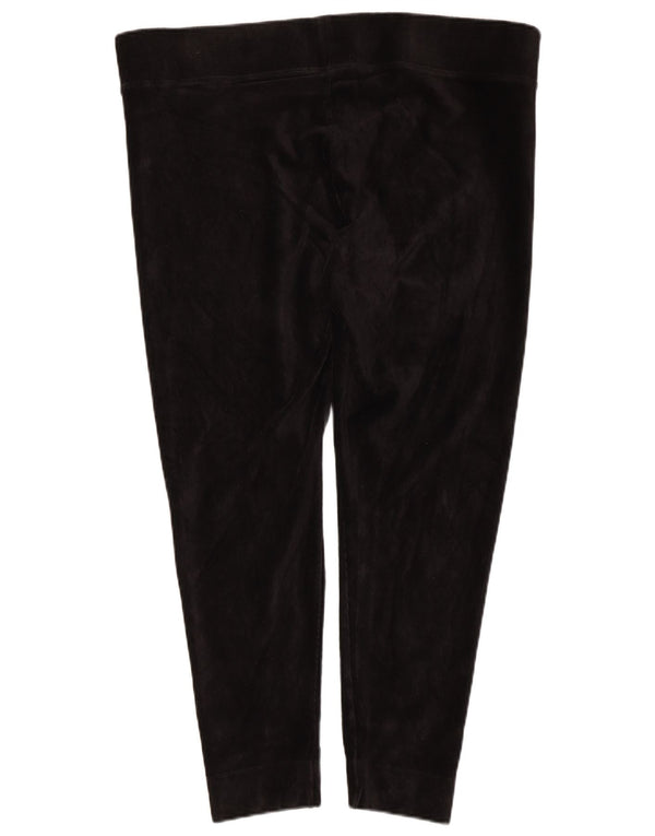 Marks & Spencer Damen Cord-Leggings UK 20 2XL Schwarz Baumwolle