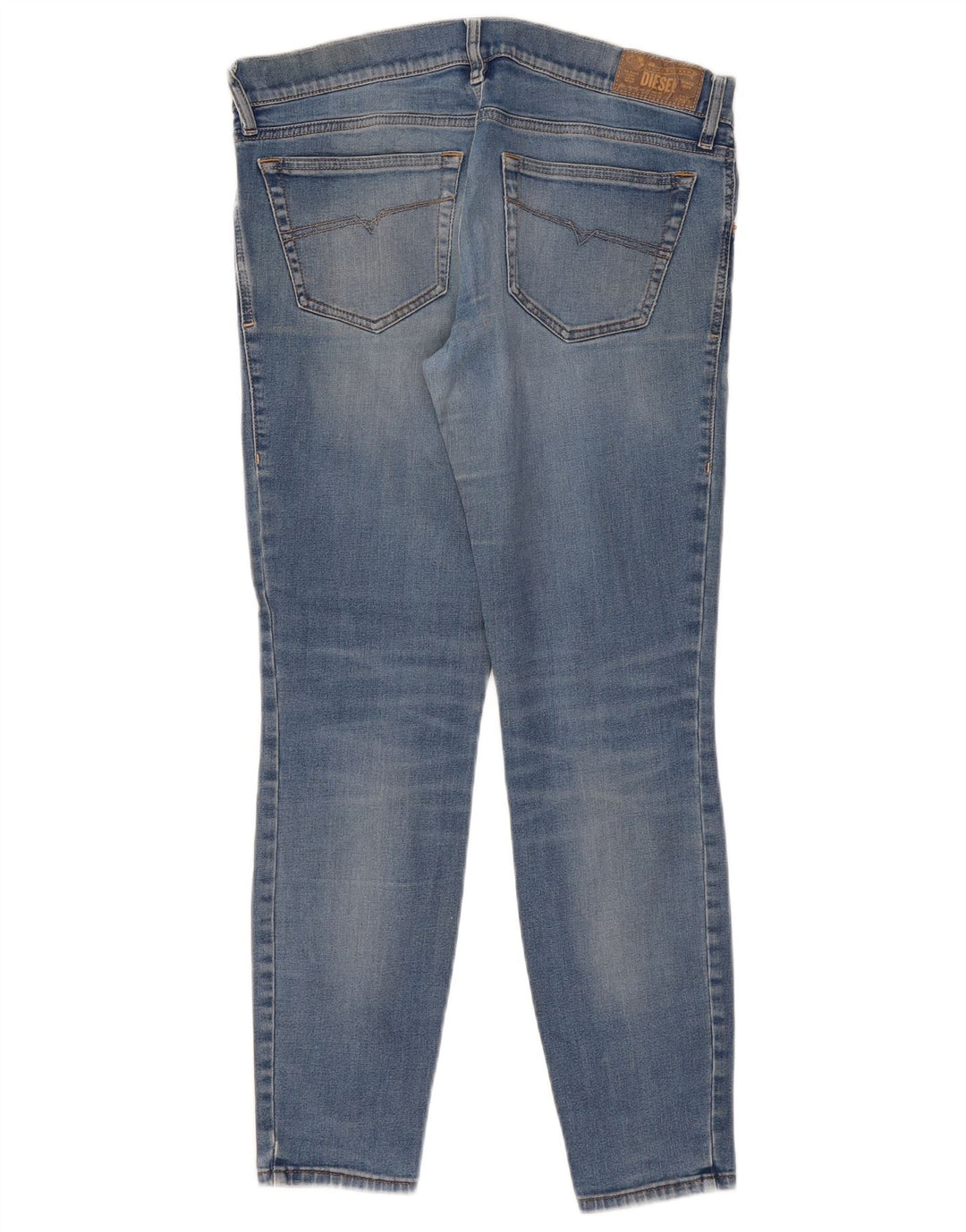 DIESEL Damen Skinny Jeans W30 L28 Blaue Baumwolle