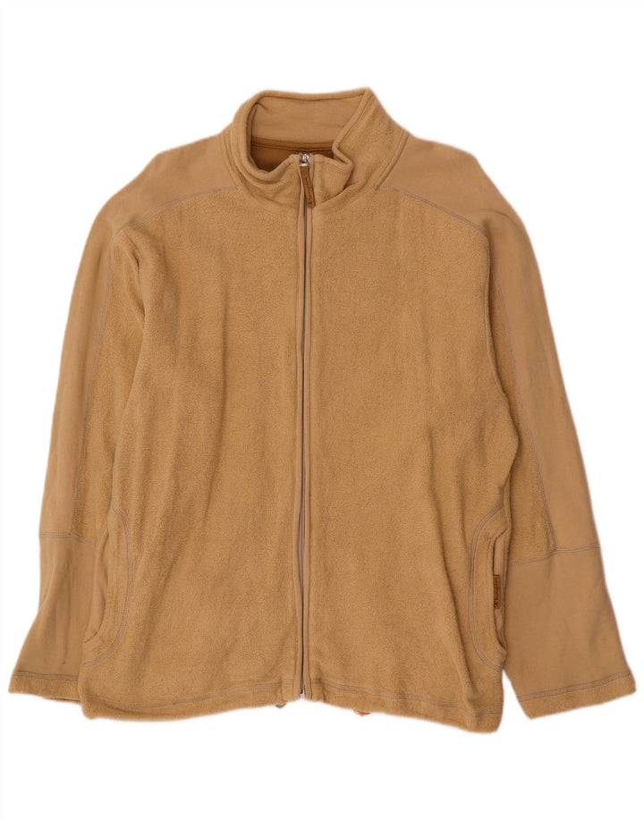 Champion Herren-Fleece-Trainingsanzug-Top-Jacke, mittelbeige Baumwolle