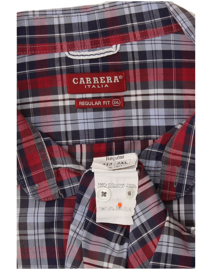 Carrera Herren-Hemd mit normaler Passform, 3XL, mehrfarbig, kariert, Baumwolle