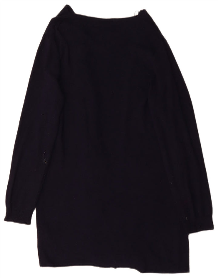 Marks & Spencer Damen Longline-Cardigan-Pullover UK 14 Medium Navy Blue